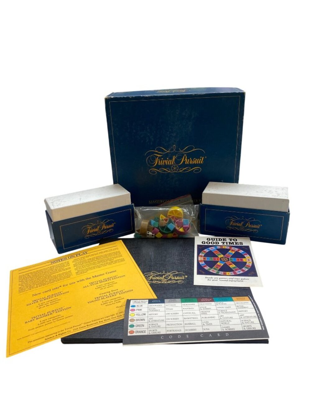 Trivial Pursuit Master Game Genus Edition Board Game Complete Set - Picture 4 of 8
